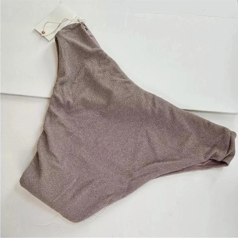 *Final Price* Good American Bikini Bottom Size 8 or 5XL Lilac Sparkle Cheeky NWT - Picture 3 of 7